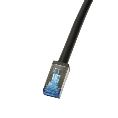 PATCH CORD S/FTP LOGILINK Cat6a, cupru-aluminiu, 15 m, negru, AWG26, dublu ecranat, outdoor, "CQ7103S" (include TV 0.8lei)