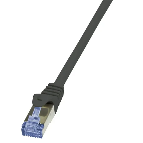 PATCH CORD S/FTP LOGILINK Cat6a, LSZH, cupru, 15 m, negru, AWG26, dublu ecranat "CQ3103S" (include TV 0.8lei)