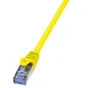 PATCH CORD S/FTP LOGILINK Cat6a, LSZH, cupru, 2 m, galben, AWG26, dublu ecranat "CQ3057S" (include TV 0.06 lei)