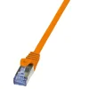 PATCH CORD S/FTP LOGILINK Cat6a, LSZH, cupru, 7.5 m, portocaliu, AWG26, dublu ecranat &quot;CQ3088S&quot; (include TV 0.8lei)