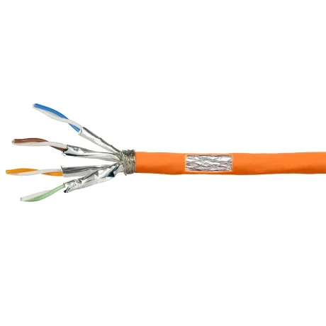 PATCH CORD S/FTP LOGILINK Cat7, LSZH, cupru, 1000MHz, 50 m, orange, AWG23, dublu ecranat &quot;CPV0059&quot; (include TV 1.5 lei)
