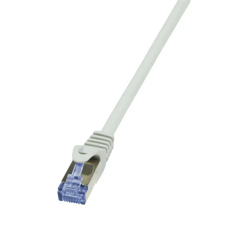PATCH CORD S/FTP LOGILINK Cat7, LSZH, cupru, 600MHz, mufe RJ45 Cat6a, 0.25 m, gri, AWG26, dublu ecranat &quot;CQ4012S&quot; (include TV 0.06 lei)