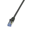 PATCH CORD S/FTP LOGILINK Cat7, LSZH, cupru, 600MHz, mufe RJ45 Cat6a, 2 m, negru, AWG26, dublu ecranat &quot;CQ4053S&quot;