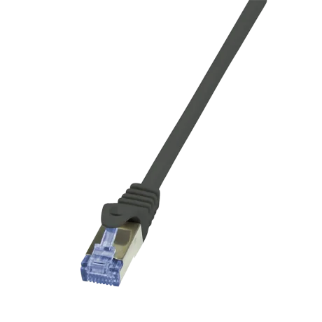 PATCH CORD S/FTP LOGILINK Cat7, LSZH, cupru, 600MHz, mufe RJ45 Cat6a, 2 m, negru, AWG26, dublu ecranat &quot;CQ4053S&quot;