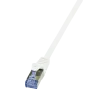 PATCH CORD S/FTP LOGILINK Cat7, LSZH, cupru, 600MHz, mufe RJ45 Cat6a, 7.5 m, alb, AWG26, dublu ecranat &quot;CQ4081S&quot;