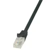 PATCH CORD UTP LOGILINK Cat6, cupru-aluminiu, 1 m, negru, AWG24, "CP2033U" (include TV 0.06 lei)