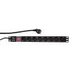 PDU LOGILINK 1U pt. rack 19 inch, 8 prize Schuko, intrare Schuko, max 16 A, on/off, 2 m, &quot;PDU8C01&quot; (include TV 0.8lei)