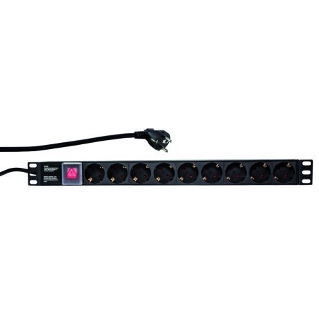 PDU LOGILINK 1U pt. rack 19 inch, 9 prize Schuko, intrare Schuko, max ...