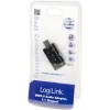 PLACA de SUNET Logilink, extern, 7.1, interfata USB 2.0, conectori 3.5 mm jack, &quot;UA0078&quot; (include TV 0.18lei)