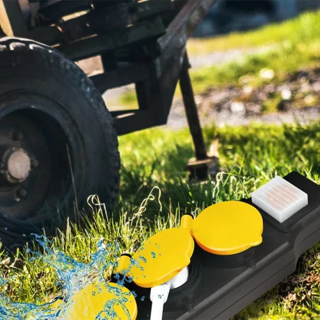 PRELUNGITOR LOGILINK, Schuko x 5, conectare prin Schuko (T), cablu 1.5 m, 16 A, protectie stropire cu apa, negru/ galben, "LPS255" (include TV 0.8lei)