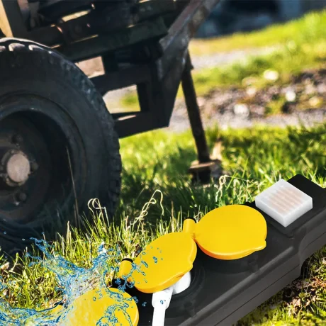 PRELUNGITOR LOGILINK, Schuko x 6, conectare prin Schuko (T), cablu 1.5 m, 16 A, protectie stropire cu apa, negru/ galben, "LPS256" (include TV 0.8lei)