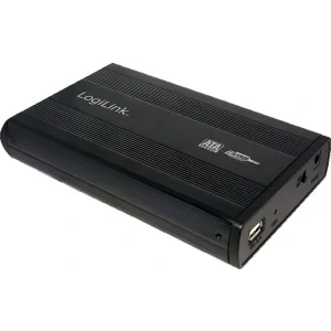 RACK extern LOGILINK, extern pt. HDD, 3.5 inch, S-ATA, interfata PC USB 2.0, aluminiu, negru, &quot;UA0082&quot; (include TV 0.8lei)