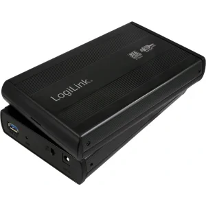 RACK extern LOGILINK, extern pt. HDD, 3.5 inch, S-ATA, interfata PC USB 3.0, aluminiu, negru, &quot;UA0107&quot; (include TV 0.8lei)