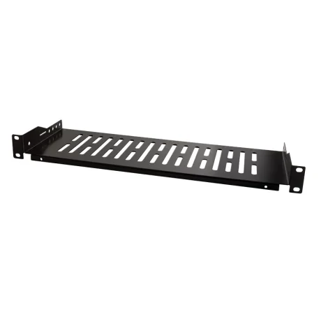 RAFT FIX LOGILINK 1U pentru rack 19", adancime 152mm, sarcina maxima 5Kg, vopsea antistatic, otel 1.5mm, black, "SF1C25B"