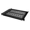 RAFT FIX LOGILINK 1U pentru rack 19&quot;, adancime 350mm, sarcina maxima 10Kg, vopsea antistatic, otel 1.5mm, black, &quot;SF1C45B&quot;
