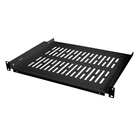 RAFT FIX LOGILINK 1U pentru rack 19&quot;, adancime 350mm, sarcina maxima 10Kg, vopsea antistatic, otel 1.5mm, black, &quot;SF1C45B&quot;