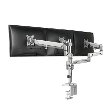 SUPORT de birou LOGILINK, pt 3 TV/monitor plat, curbat, diag. max 27 inch, rotatie, inclinare, pivotare, orizontala, verticala, totala, max 7 Kg x 3, &quot;BP0090&quot;