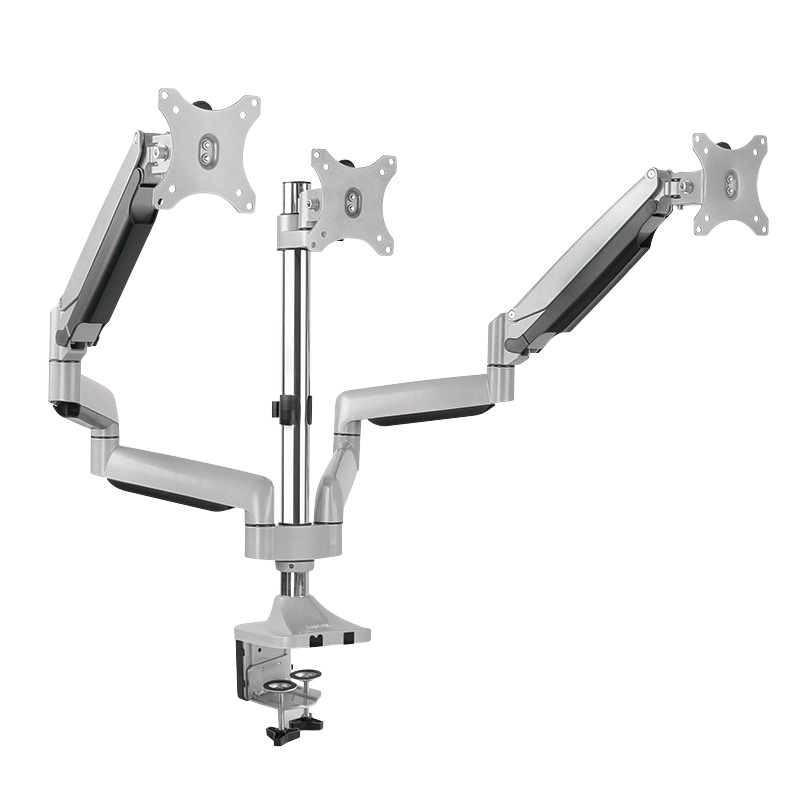 SUPORT de birou LOGILINK, pt 3 TV/monitor plat, curbat, diag. max 32 inch, rotatie, inclinare, pivotare, orizontala, verticala, totala, max 7 Kg x 3, "BP0052" thumb