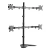 SUPORT de birou LOGILINK, pt 4 TV/monitor plat, diag. max 32 inch, rotatie, inclinare, pivotare, orizontala, verticala, totala, max 8 Kg x 4, &quot;BP0046&quot;