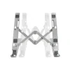 SUPORT de birou LOGILINK pt. notebook, 7 pozitii, suporta dimensiuni 10-16&quot;, pliabil, aluminiu, suport antiderapant, argintiu, &quot;AA0134&quot;