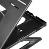 SUPORT de birou LOGILINK pt. notebook, 9 pozitii, holder pt. smartphone, suporta dimensiuni 10-15.6&quot;, pliabil, negru, &quot;AA0133&quot;