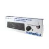 TASTATURA LOGILINK, wireless, 14 hotkeys, 1200dpi, layout german QWERTZ, 2.4GHz, negru, &quot;ID0119&quot; (include TV 0.8lei)