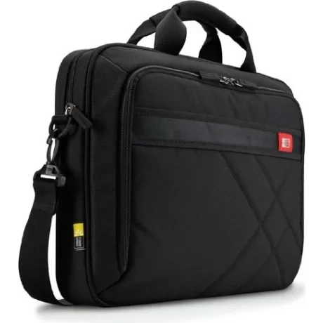 GEANTA CASE LOGIC, pt. notebook de max. 17 inch, 1 compartiment, buzunar frontal | buzunar dorsal, waterproof, poliester, negru, 3201434 &quot;DLC-117 BLACK&quot;