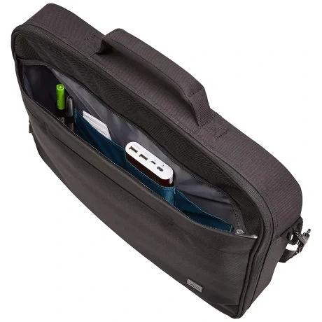 GEANTA CASE LOGIC, pt. notebook de max. 17.3 inch, 1 compartiment, buzunar frontal x 2, waterproof, poliester, negru, "ADVB-117 BLACK"/3203991