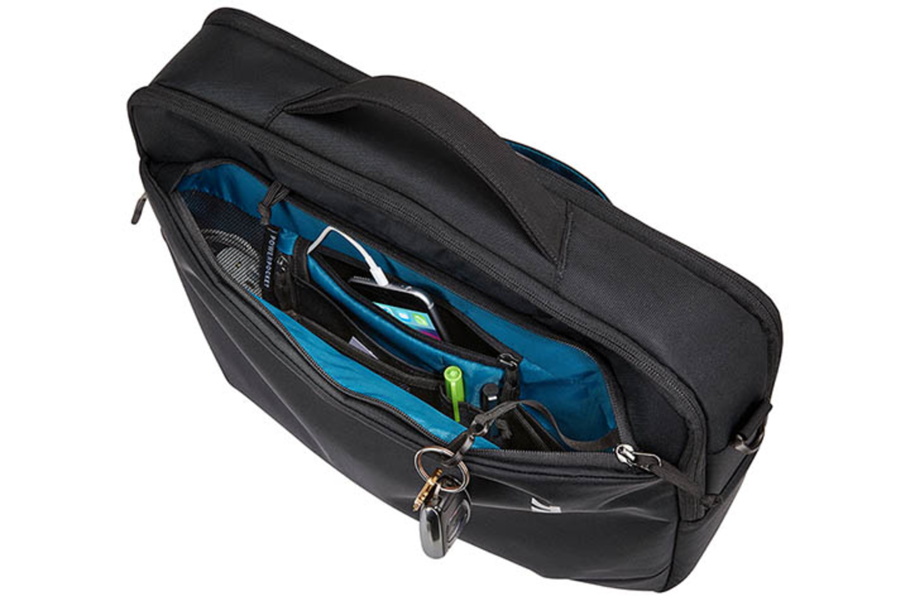 GEANTA THULE, pt. notebook de max. 15.6 inch, 2 compartimente, buzunar frontal x 2 | buzunar dorsal, waterproof, nylon, negru, "TSSB-316B BLACK" / 3204086 thumb