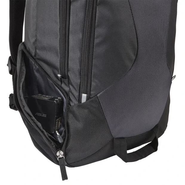 RUCSAC CASE LOGIC, pt. notebook de max. 14 inch, 2 compartimente, buzunar frontal x 2 | buzunar lateral x 2 | buzunar dorsal, waterproof, poliester, negru, 3203266 &quot;RBP-414 BLACK&quot;