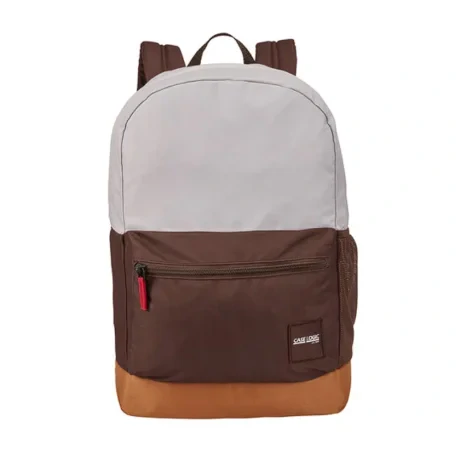 RUCSAC CASE LOGIC, pt. notebook de max. 15.6&quot;, 1 compartiment, buzunar frontal, buzunar lateral x 2, buzunar dorsal, waterproof,  volum 24 litri, poliester, maro/ crem, &quot;Commence&quot;,  &quot;RLCL-1116 CONCRETE/CUMIN&quot; / 3203856