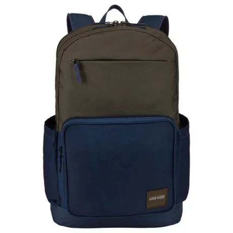 RUCSAC CASE LOGIC, pt. notebook de max. 15.6 inch, 2 compartimente, buzunar frontal x 2 | buzunar lateral x 2, waterproof, poliester, albastru/ maro, &quot;CCAM-4116 OLIVE NIGHT/DRS BLU&quot;