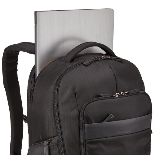 RUCSAC CASE LOGIC, pt. notebook de max. 17.3 inch, 2 compartimente, buzunar frontal x 2 | buzunar lateral x 2, waterproof, nylon, negru, "NOTIBP-117 BLACK" thumb