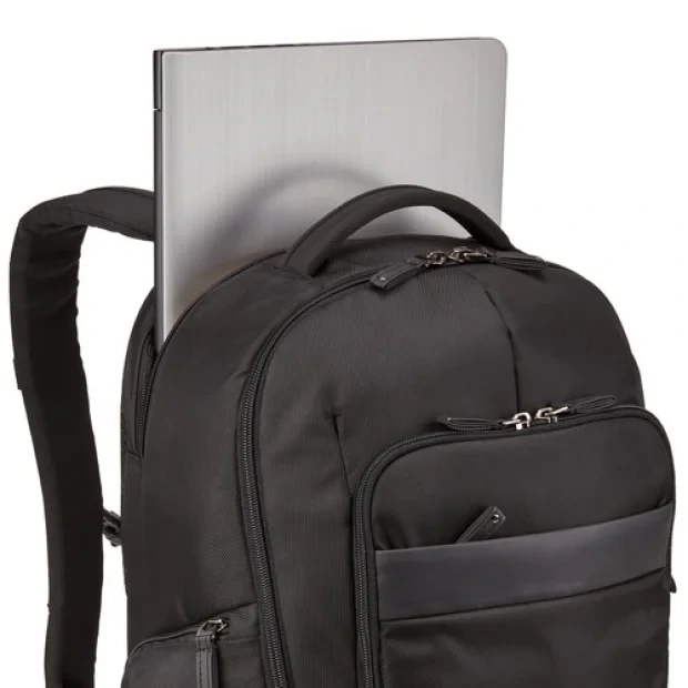 RUCSAC CASE LOGIC, pt. notebook de max. 17.3 inch, 2 compartimente, buzunar frontal x 2 | buzunar lateral x 2, waterproof, nylon, negru, &quot;NOTIBP-117 BLACK&quot;