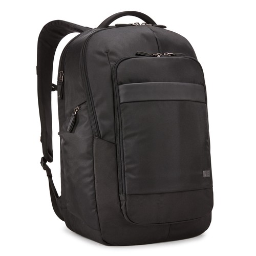 RUCSAC CASE LOGIC, pt. notebook de max. 17.3 inch, 2 compartimente, buzunar frontal x 2 | buzunar lateral x 2, waterproof, nylon, negru, "NOTIBP-117 BLACK" thumb
