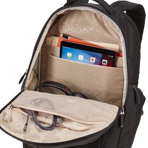 RUCSAC CASE LOGIC, pt. notebook de max. 17.3 inch, 2 compartimente, buzunar frontal x 2 | buzunar lateral x 2, waterproof, nylon, negru, "NOTIBP-117 BLACK" thumb