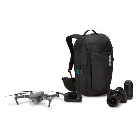 RUCSAC pt. camera DSLR, drona si NB, THULE, Aspect, buzunar frontal x 2 | buzunar intern | buzunar lateral x 2 | buzunar dorsal, negru, &quot;TAC-106BLACK / 3203410&quot;
