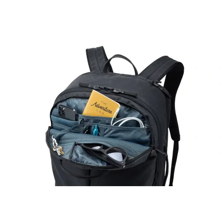 RUCSAC THULE Aion, pt. notebook de max. 15 .6 inch, 2 compartiment, buzunar frontal x 2 | buzunar lateral x 2, waterproof, nylon, negru, &quot;TATB140 Black&quot; / &quot;3204723&quot;