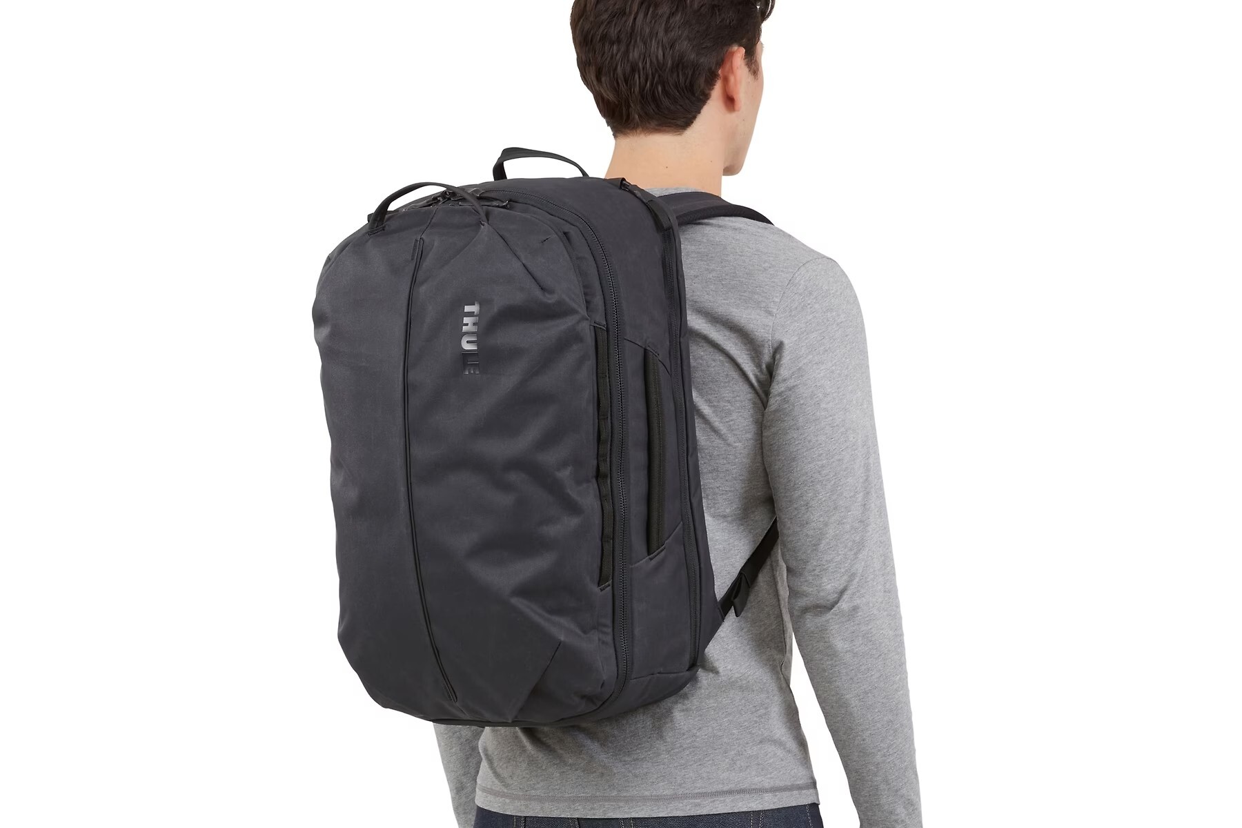 RUCSAC THULE Aion, pt. notebook de max. 15 .6 inch, 2 compartiment, buzunar frontal x 2 | buzunar lateral x 2, waterproof, nylon, negru, "TATB140 Black" / "3204723" thumb