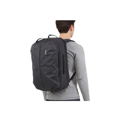 RUCSAC THULE Aion, pt. notebook de max. 15 .6 inch, 2 compartiment, buzunar frontal x 2 | buzunar lateral x 2, waterproof, nylon, negru, &quot;TATB140 Black&quot; / &quot;3204723&quot;