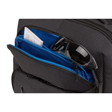 RUCSAC THULE Crossover 2, 30 l, pt. notebook de max. 15.6 inch, 2 compartimente, buzunar frontal x 2 | buzunar lateral x 2, waterproof, nylon, black, &quot;C2BP116 BLACK&quot; / &quot;3203835&quot;