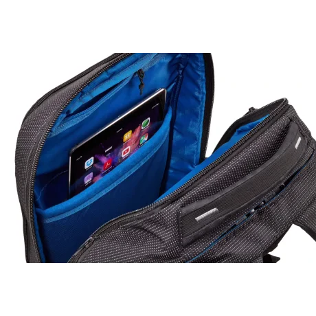 RUCSAC THULE Crossover 2, 30 l, pt. notebook de max. 15.6 inch, 2 compartimente, buzunar frontal x 2 | buzunar lateral x 2, waterproof, nylon, black, &quot;C2BP116 BLACK&quot; / &quot;3203835&quot;