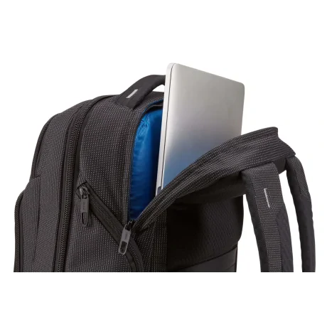 RUCSAC THULE Crossover 2, 30 l, pt. notebook de max. 15.6 inch, 2 compartimente, buzunar frontal x 2 | buzunar lateral x 2, waterproof, nylon, black, &quot;C2BP116 BLACK&quot; / &quot;3203835&quot;