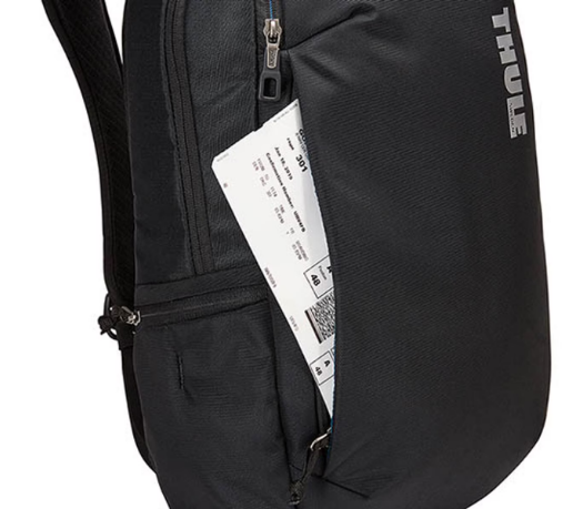 RUCSAC THULE notebook 15.6", nylon, 1 compartiment, buzunar interior tableta, 2 buzunare frontale, 2 buzunare laterale, 23 litri, black, " Subterra 23L" "TSLB315 Black" / "3204052" thumb