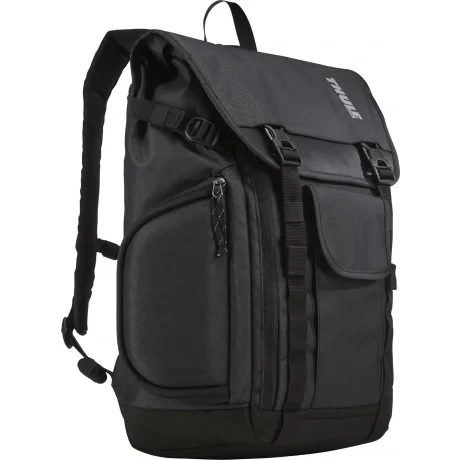 RUCSAC THULE, pt. notebook de max. 15 inch, 1 compartiment, buzunar frontal x 3 | buzunar lateral x 2, waterproof, nylon, negru, &quot;TSDP-115 DARK SHADOW&quot; / 3203037