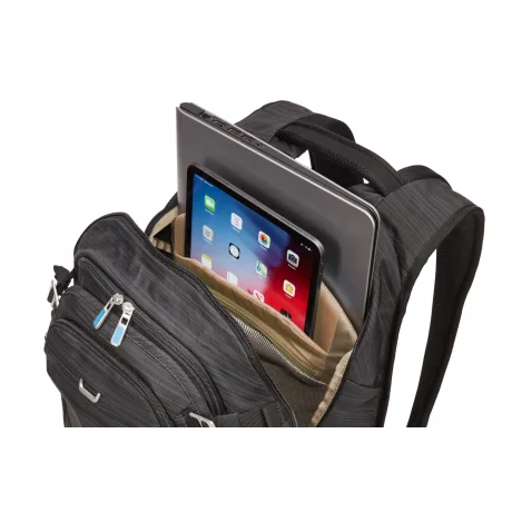 RUCSAC THULE, pt. notebook de max. 15.6 inch, 2 compartimente, buzunar frontal x 2 | buzunar lateral x 2, waterproof, nylon, negru, &quot;CONBP-116 BLACK&quot; / 3204167