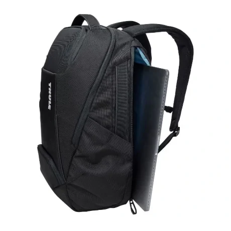 RUCSAC THULE pt. notebook de max. 15.6 inch, 26 l, 1 compartiment, buzunar frontal x 3 | buzunar lateral x 2, waterproof, poliester, negru, Accent &quot;TACBP2316BLACK&quot; / 3204816