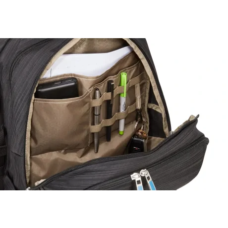 RUCSAC THULE, pt. notebook de max. 15.6 inch, 3 compartimente, buzunar frontal x 2 | buzunar lateral x 2, waterproof, nylon, negru, &quot;CONBP-216 BLACK&quot; / 3204169