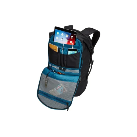 RUCSAC THULE Subterra, 34 l, pt. notebook de max. 15.6 inch, 2 compartimente, buzunar lateral x 1, waterproof, nylon, negru, "TSTB334 BLACK" 3204022