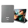Husa Karl Lagerfeld Choupette Head Saffiano Pouzdro pro iPad Pro 12.9 (2021/2022) Silver
